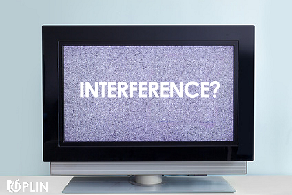 Interference? Picture of screen full of static