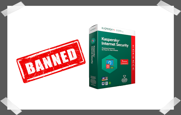Banned Kaspersky software