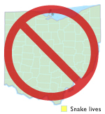 Water Moccasin Ohio Map