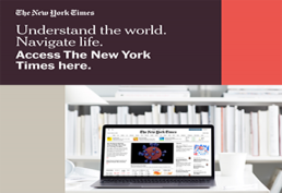 Enjoy online access to the New York Times.